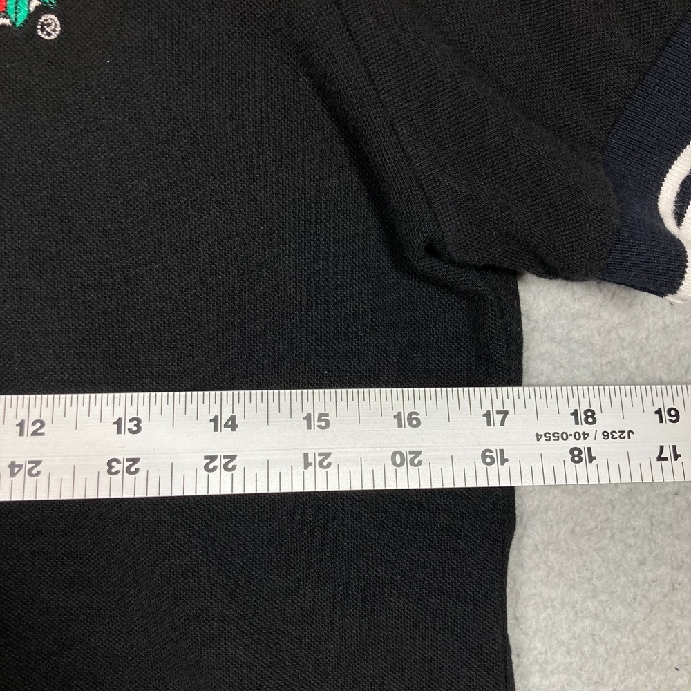 Ohio State University Buckeyes Polo Shirt Womens Small Black Short Sleeve - Picture 6 of 9